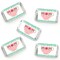 Big Dot of Happiness Floral Let’s Par-Tea - Mini Candy Bar Wrapper Stickers - Garden Tea Party Small Favors - 40 Count
